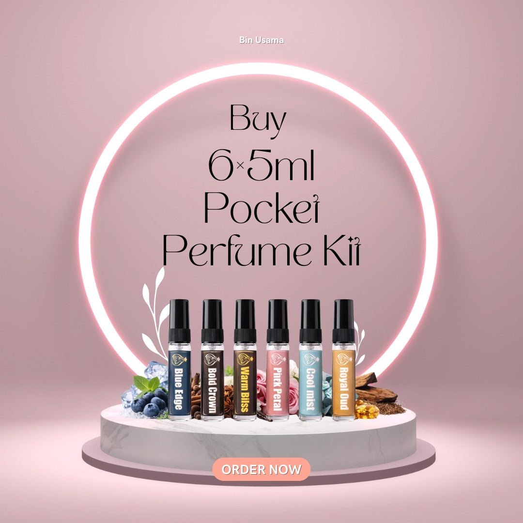🎁 Pocket perfume Kit (6 × 5ml) (100% off) - Bin Usama
