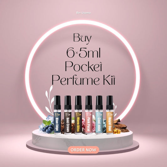 🎁 Pocket perfume Kit (6 × 5ml) (100% off) - Bin Usama