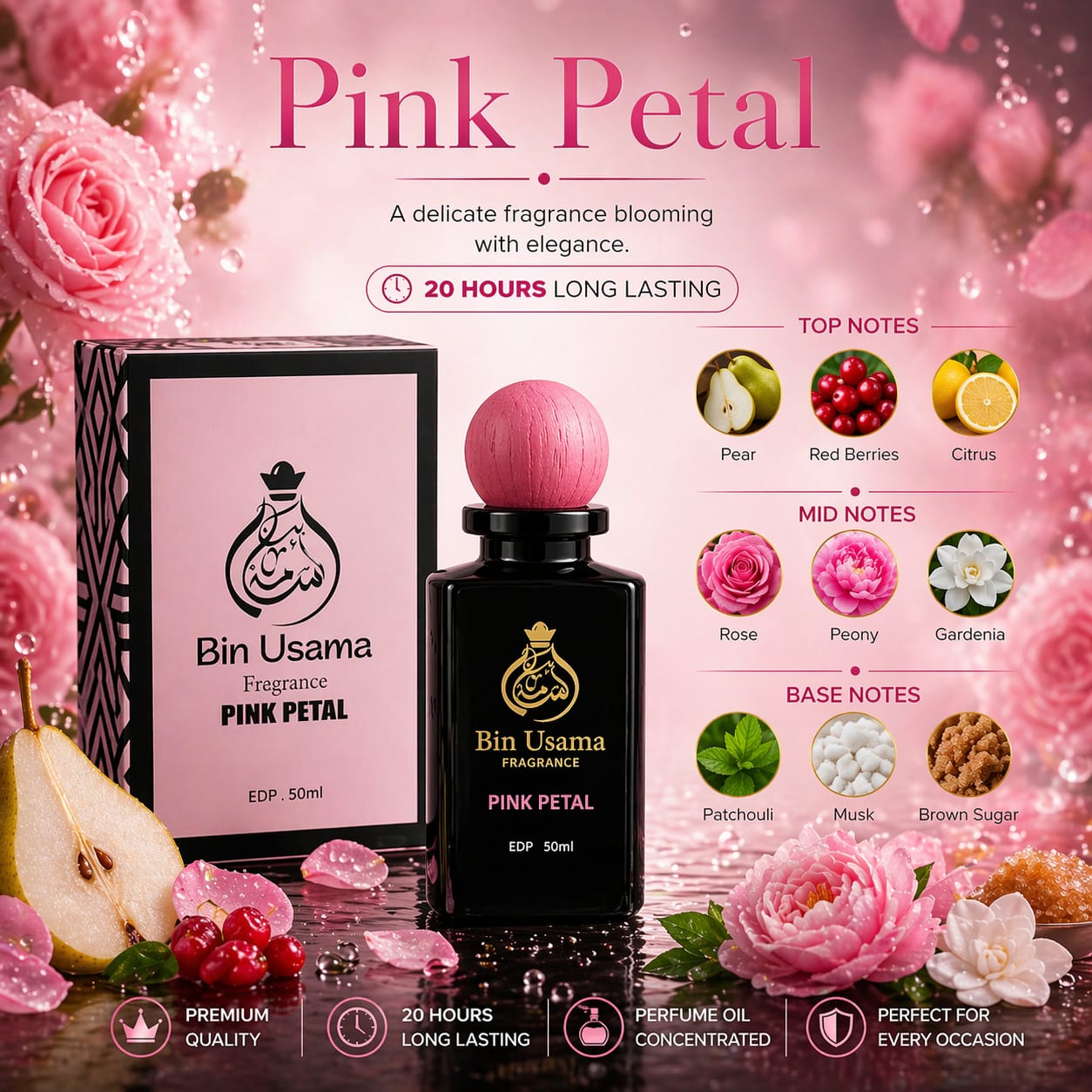 Pink Petal (Inspired by Gucci Flora) - Bin Usama